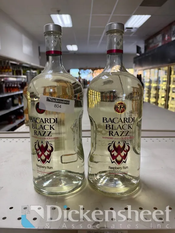 (2) BACARDI RASBERRY RUM