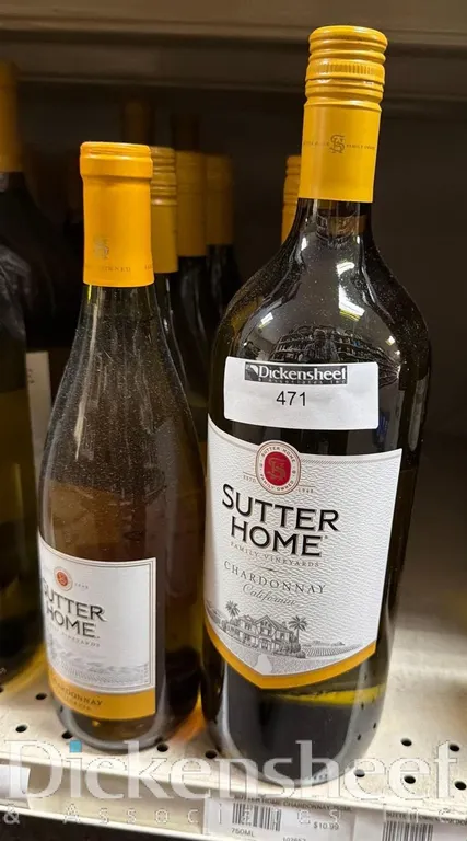 (8) SUTTER HOME CHARDONNAY