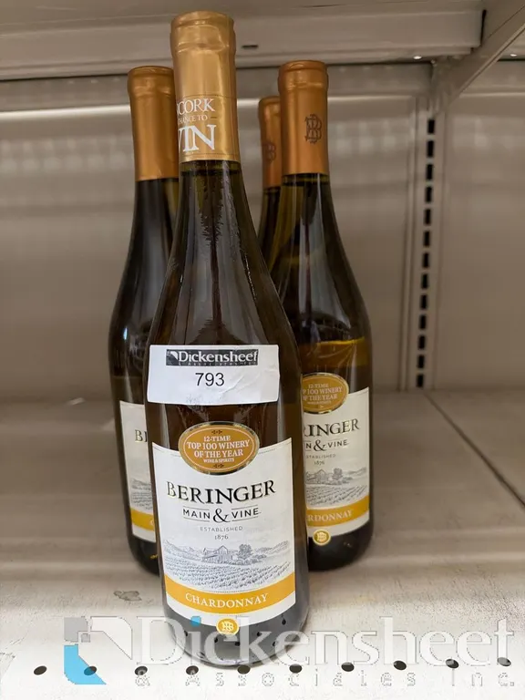 (9) BERINGER CHARDONNAY