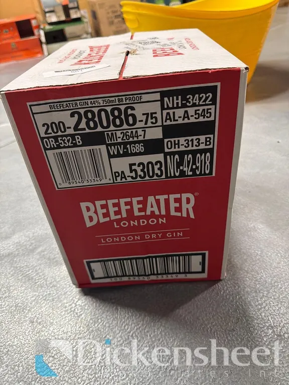 (1) CASE BEEFEATER GIN