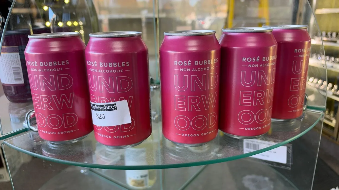 (5) UNDERWOOD ROSE NON-ALCOHOLIC CANS