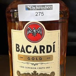 (3) BACARDI GOLD RUM