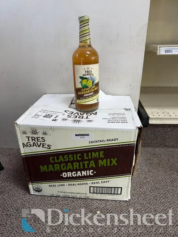 (1) CASE TRES AGAVES MARGARITA MIX
