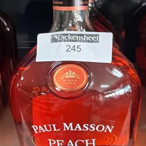 (5) PAUL MASSON PEACH BRANDY