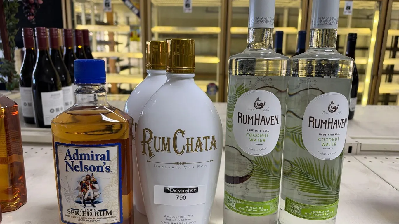 (5) BOTTLES RUM