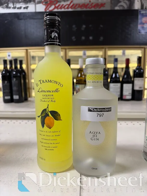 AQVABGIN & IL TRAMONTO LIMONCELLO LIQUEUR