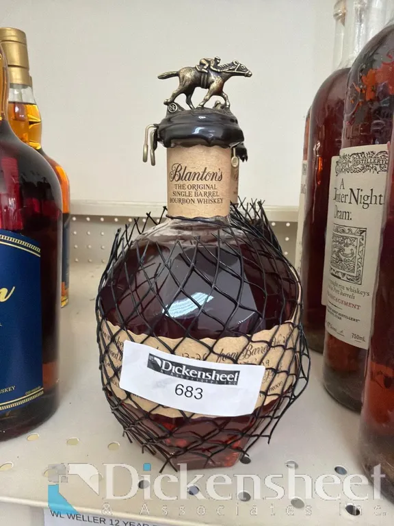 (2) BLANTONS SINGLE BARREL WHISKEY