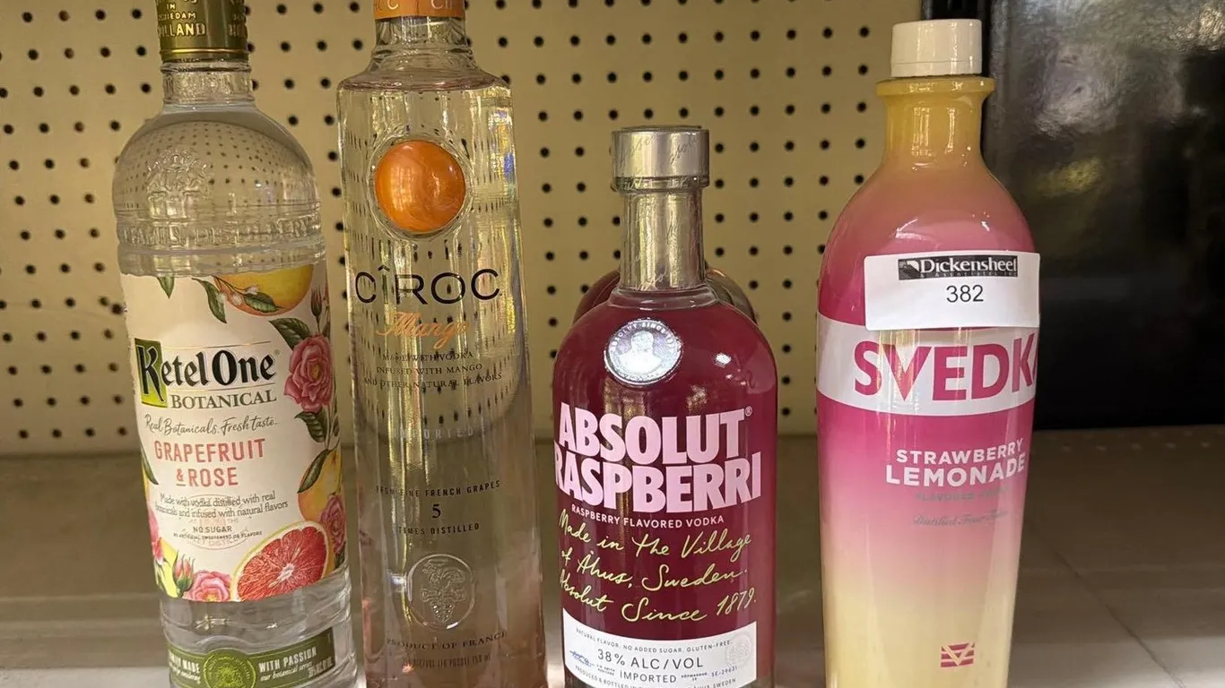 (5) ASSORTED FLAVORED VODKA