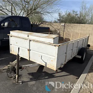 2000 BIG TEX UTILITY 12' SINGLE AXLE 35SV-12 TRAILER, 16VVX121XY1A22548