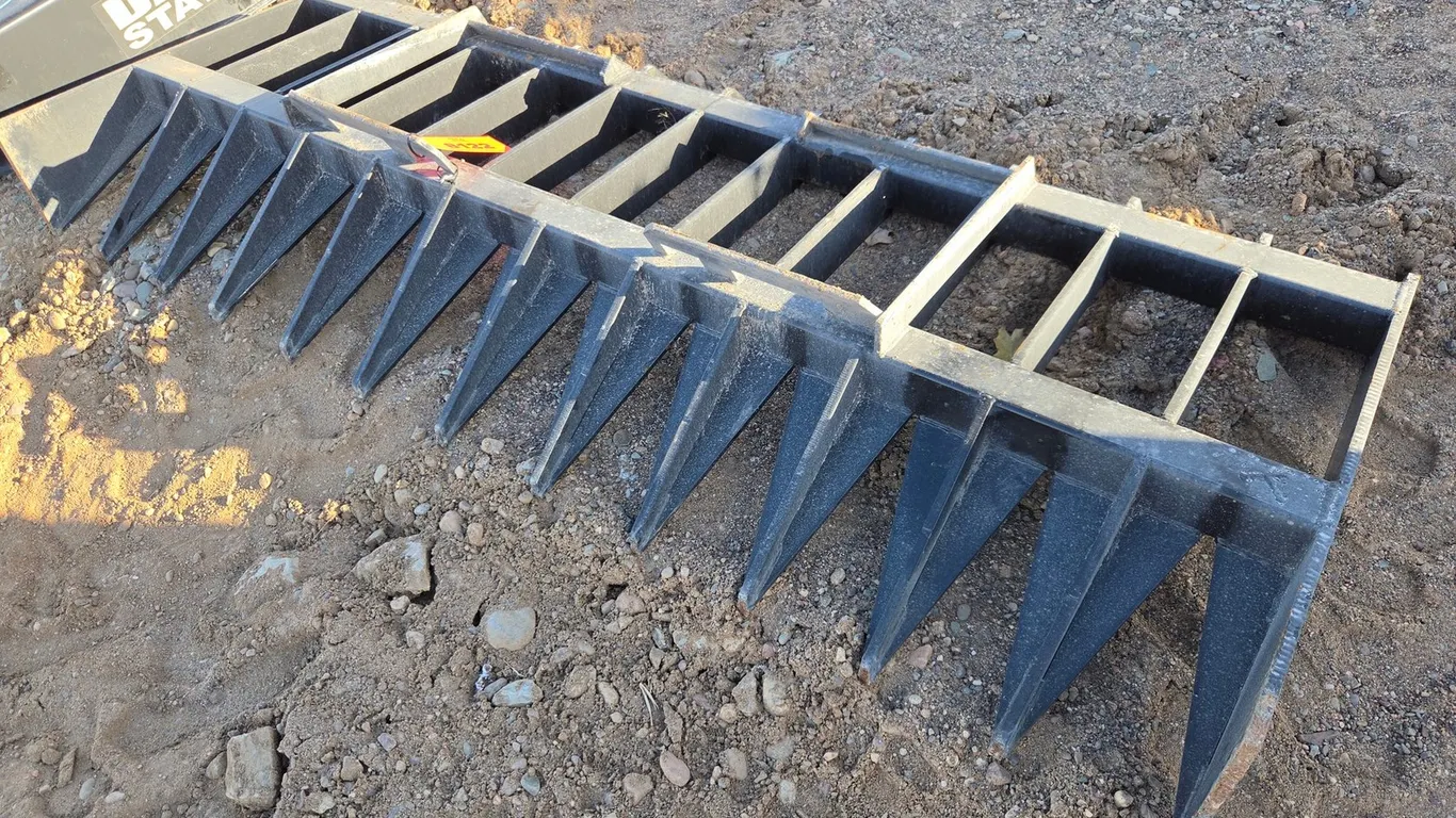 Unused Approx. 85" Skid Steer Root Rake