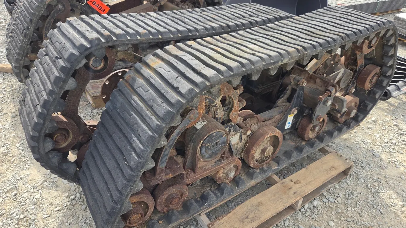 (2) Loegering Skid Steer Undercarriages W/ Tracks