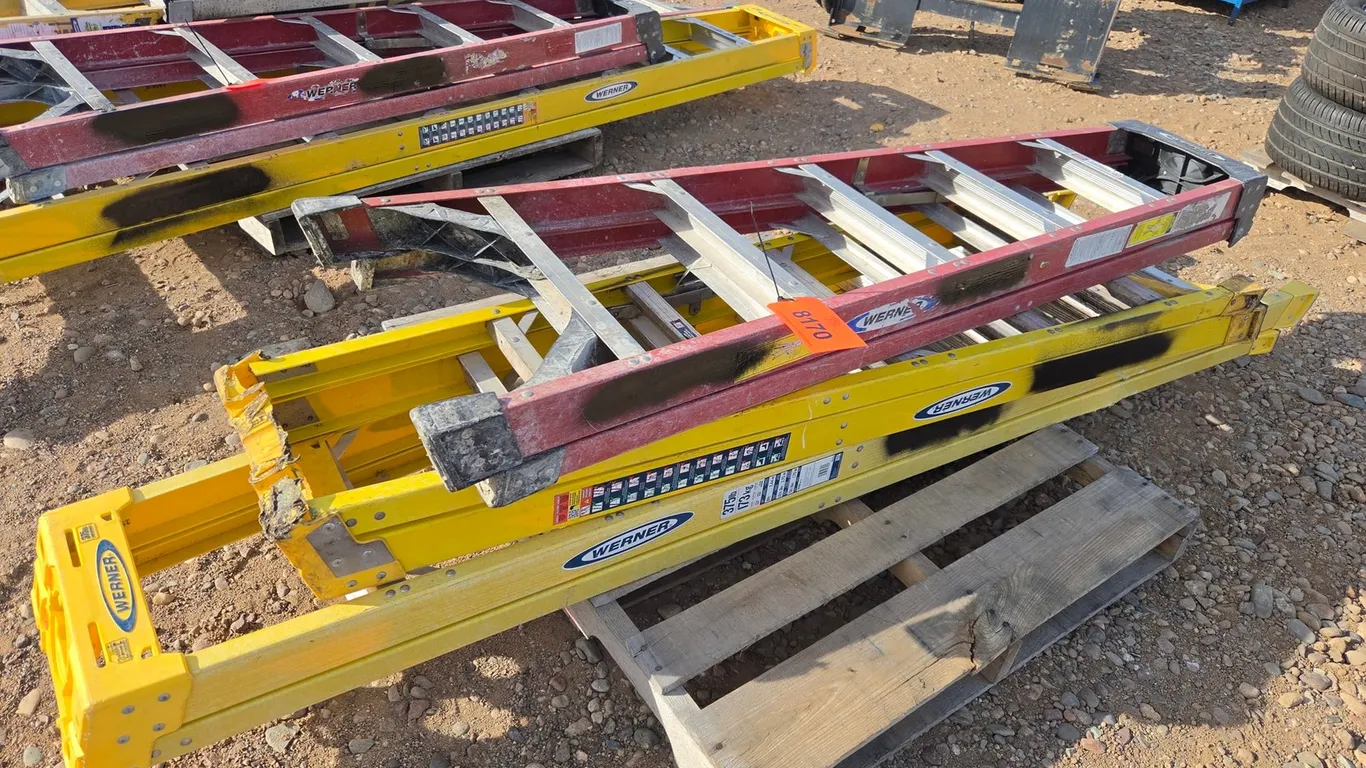 (2) 6' Step Ladders, (1) 8' Step Ladder