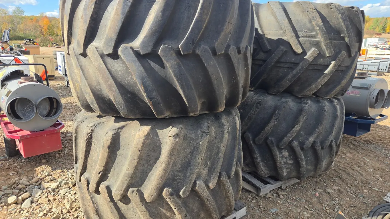 (4) 66/43.00-25 Tires W/ Rims