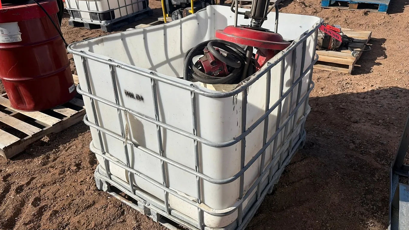 Tote Of Misc. Oil Pump Parts