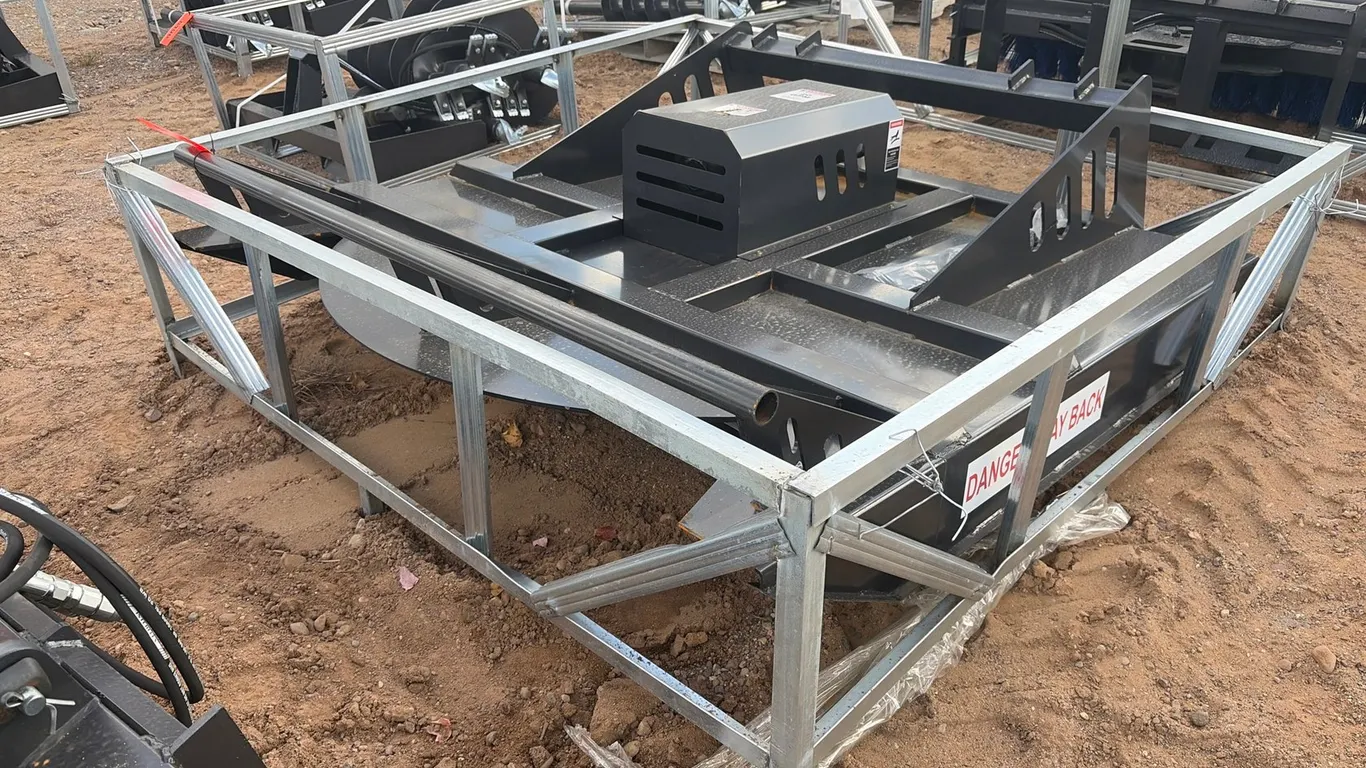 Approx. 72" Unused JCT Skid Steer Brush Cutter Attachment