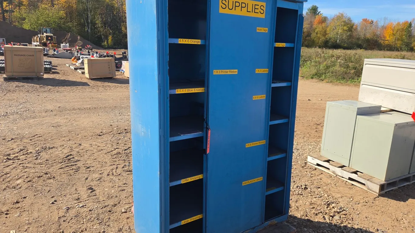Approx. 72"X48"X22" Metal Cabinet