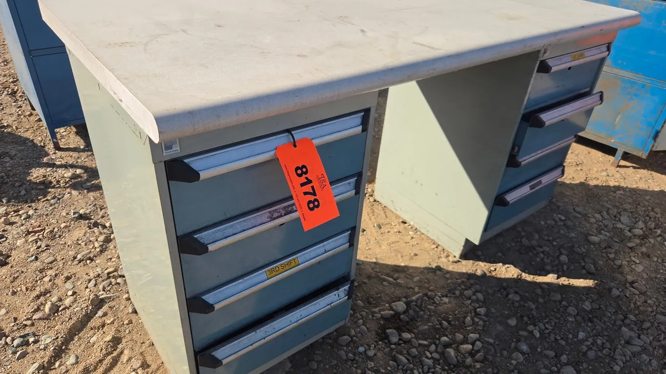 Approx. 60"X30" Filing Cabinet Desk