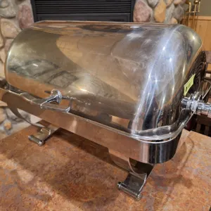 SS Roll Top Chafing Dish, Full Pan Size