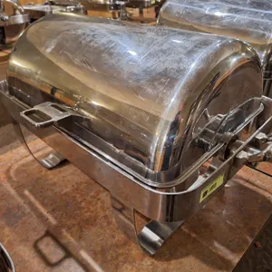 SS Roll Top Chafing Dish, Full Pan Size