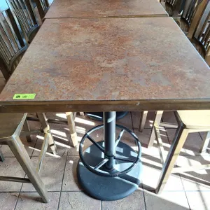 8 Hightop Tables: 5 - 48"x24"x42" and 3 - 30"x30"x42"