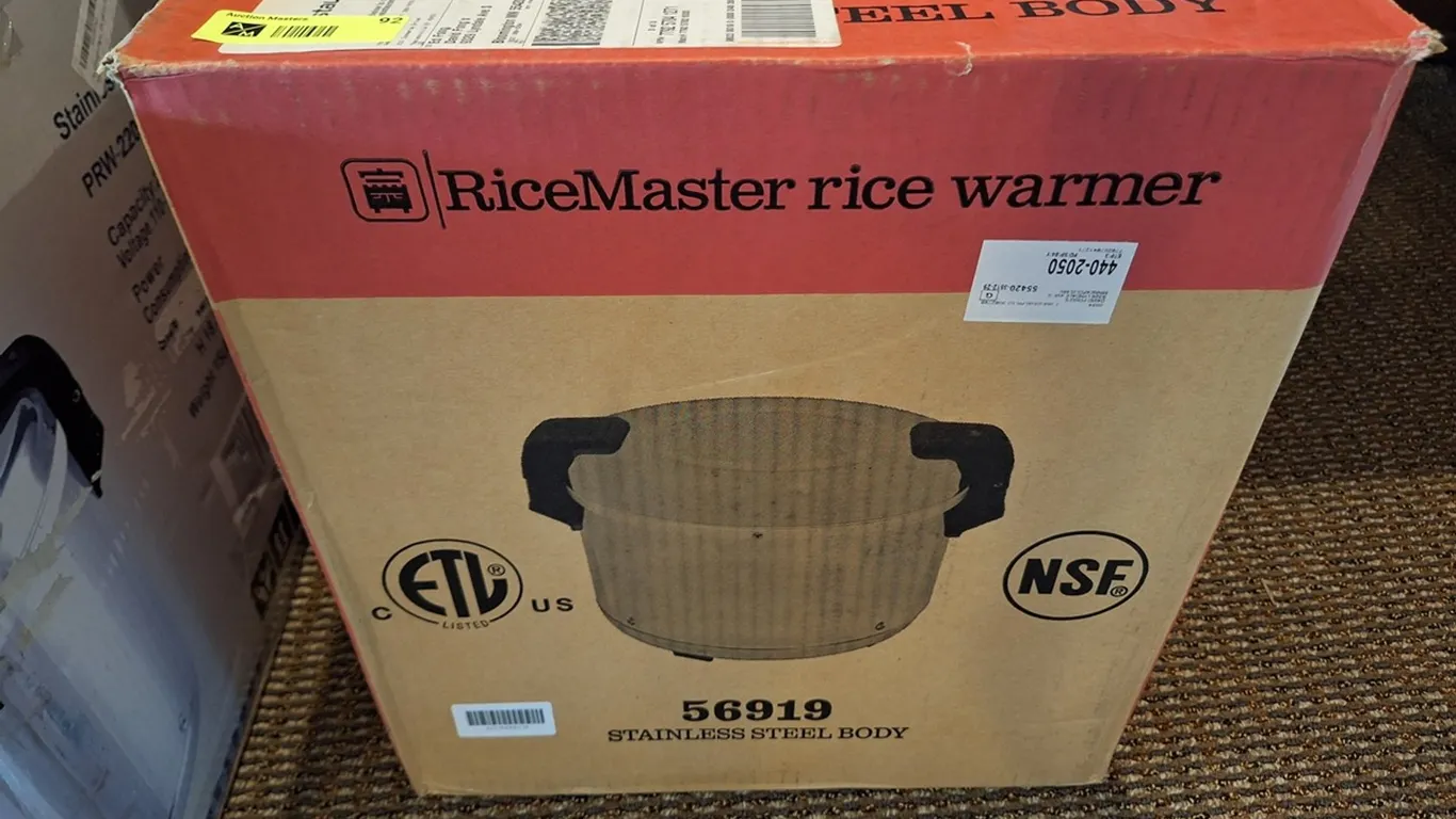 Rice Master Rice Warmer, Model 56919