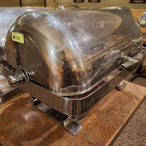 SS Roll Top Chafing Dish, Full Pan Size