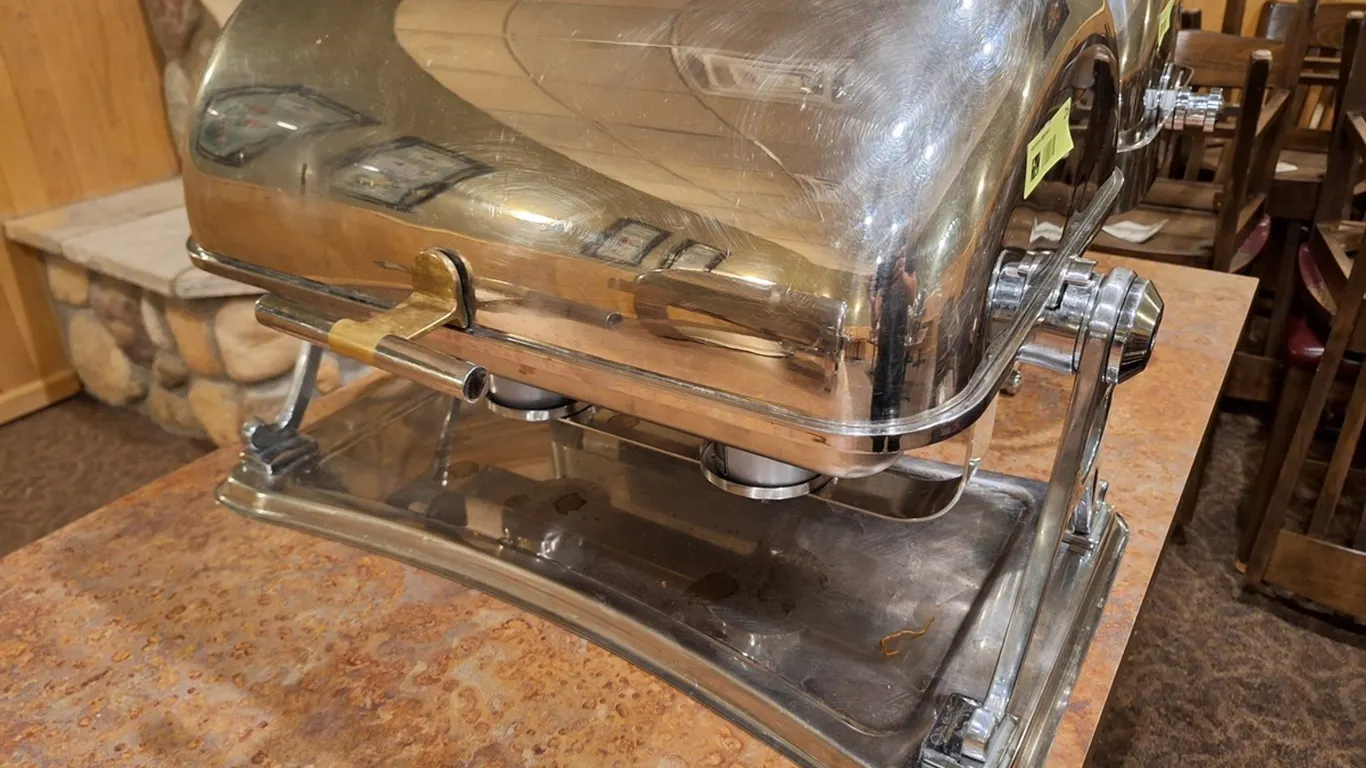 SS Roll Top Chafing Dish, Full Pan Size