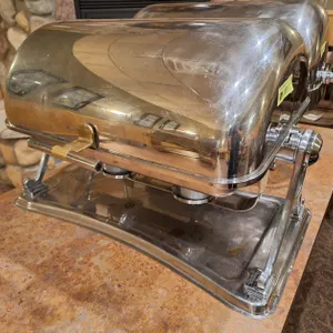 SS Roll Top Chafing Dish, Full Pan Size