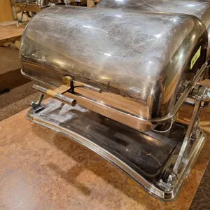 SS Roll Top Chafing Dish, Full Pan Size