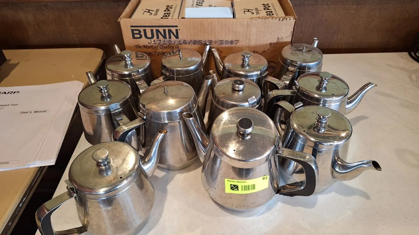 Assorted SS Tea Servers