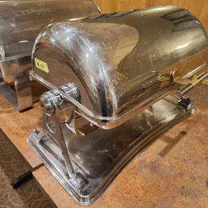 SS Roll Top Chafing Dish, Full Pan Size