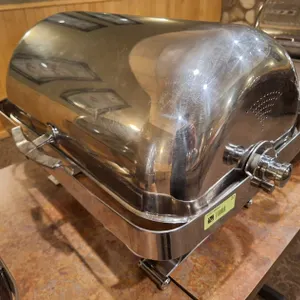 SS Roll Top Chafing Dish, Full Pan Size