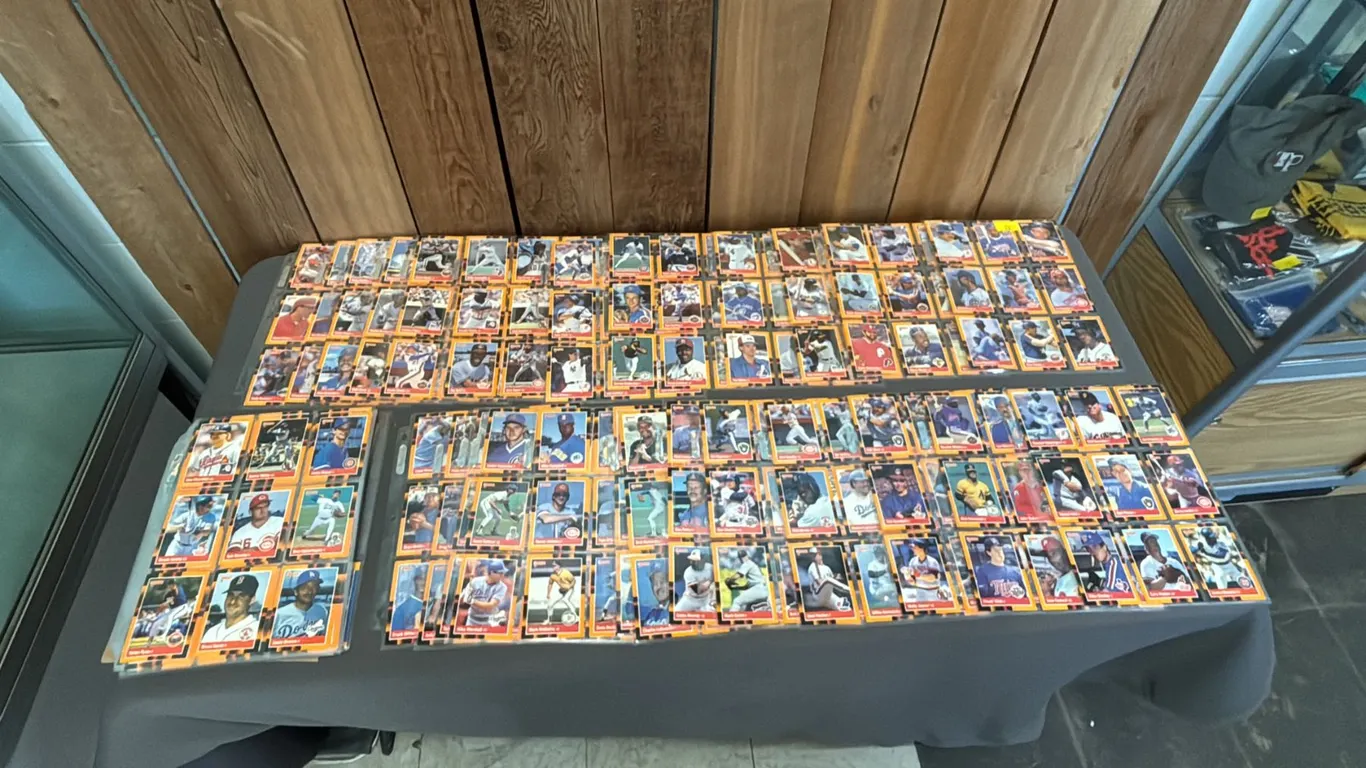 COMPLETE 1988 DONRUSS BEST BASEBALL CARD SET & COMPLETE DONRUSS MINI ALL-STAR BASEBALL CARDS SET IN