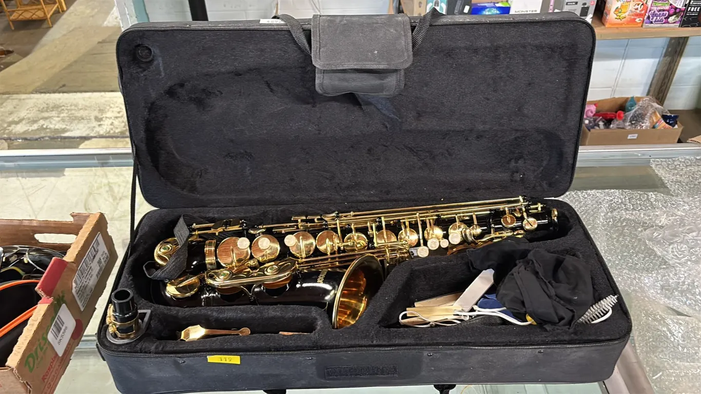 AMMOON ALTO SAXOPHONE IN FITTED CASE