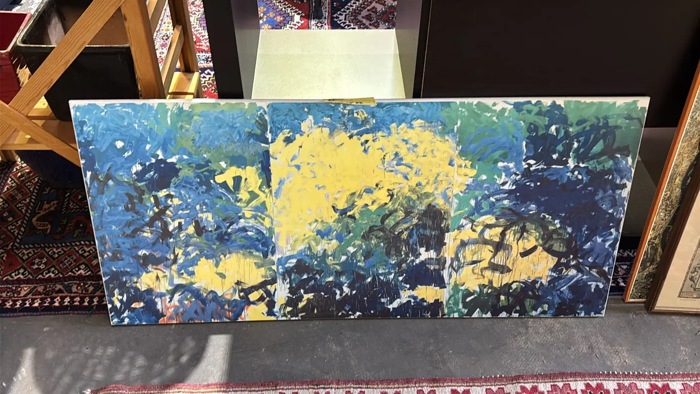 PRINT ON BOARD OF JOAN MITCHELL'S "LA GRANDE VALLEE XIV"