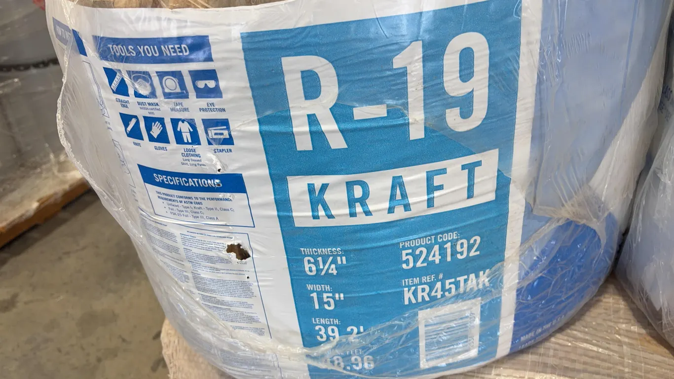 Kraft R-19 Insulation