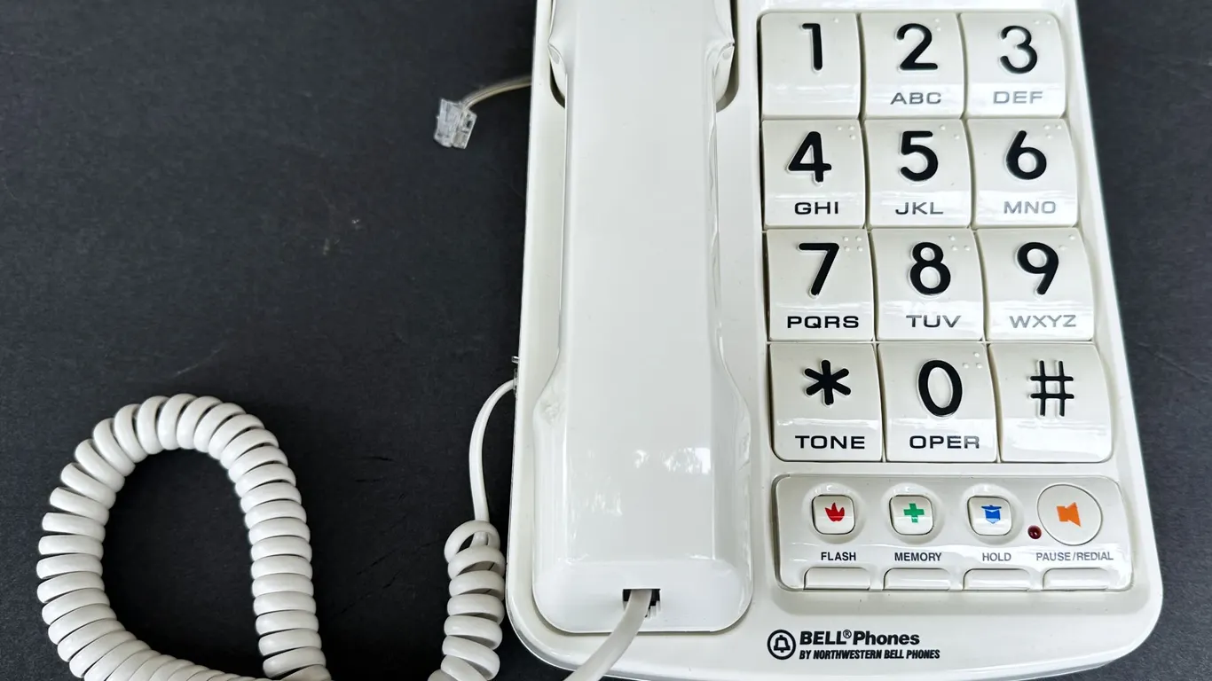 Northwestern Bell 20200 Phone Land Line Big Number Memory