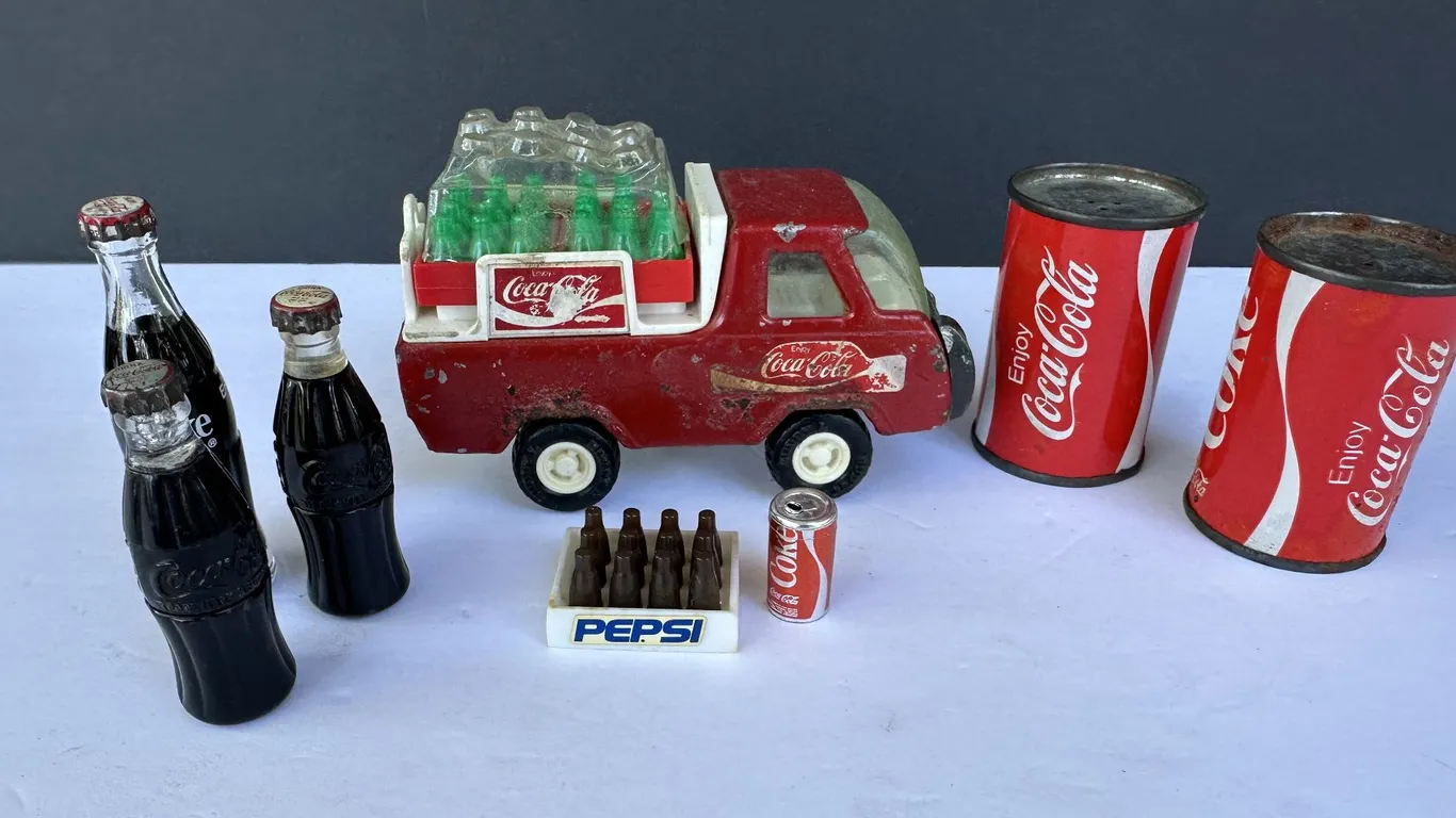 Coca Cola Collectible Lot Miniatures Buddy L Truck