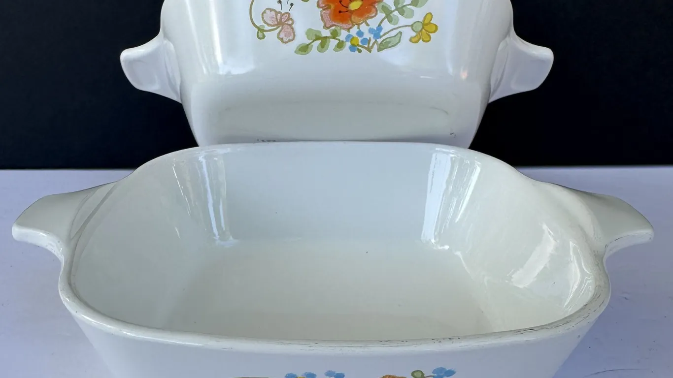 Corning Ware Wildflower Petite Casserole Dish Set