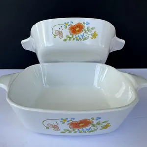 Corning Ware Wildflower Petite Casserole Dish Set