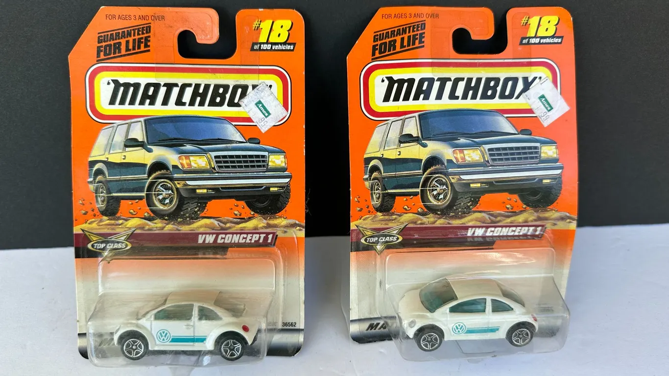 1999 Matchbox Car Top Class Series 4 VW Concept 1