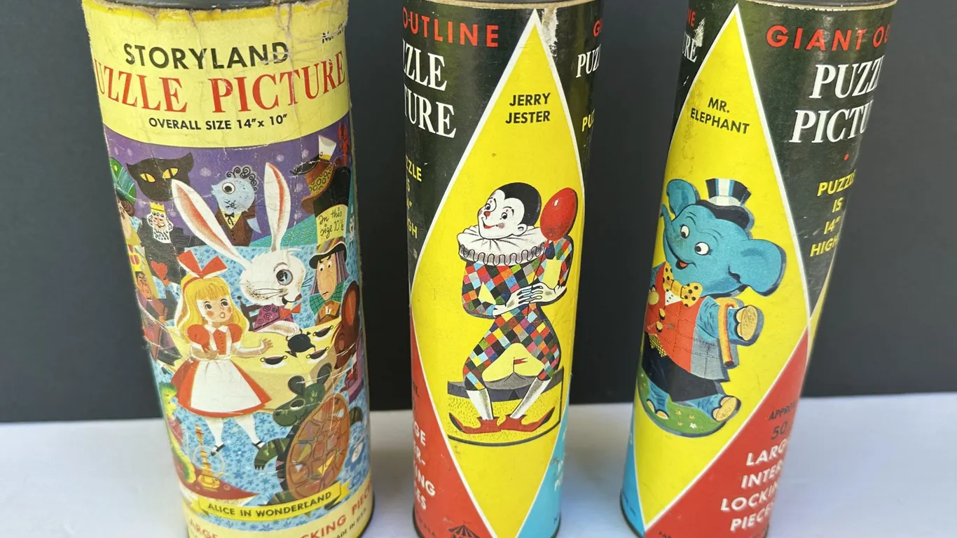 Mid Century Storyland & Harett-Gilmar Puzzle Pictures