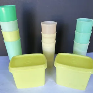 Tupperware Yellow Space Savers & Tumblers