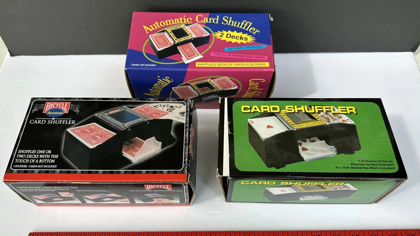Automatic Card Shuffler NIB & 2 Pre-Owned