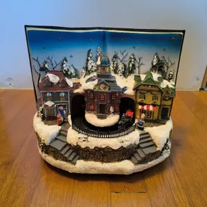 Christmas Village Book Decoration