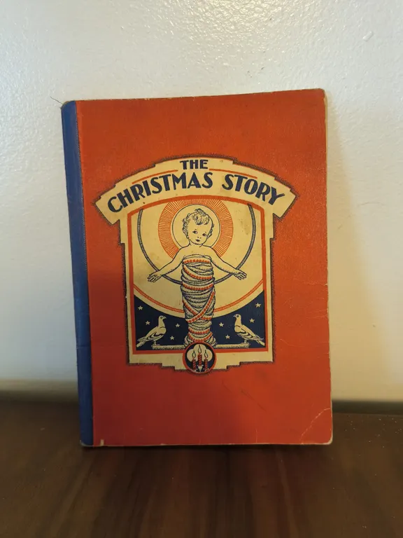 Vintage 30s Child's Book Christmas Story Marium Machitt