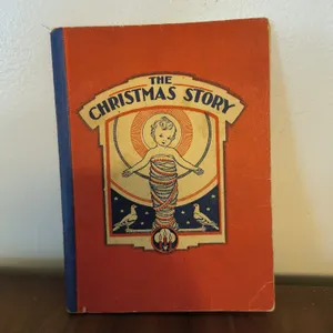 Vintage 30s Child's Book Christmas Story Marium Machitt