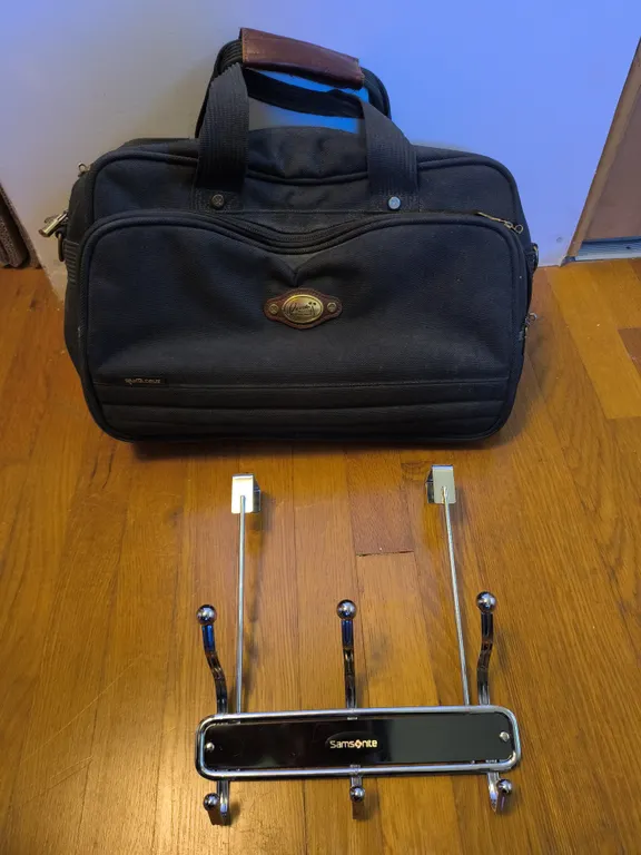 Ricardo Beverly Hills Santa Cruz Business Travel Bag & Samsonite Over the Door Rack