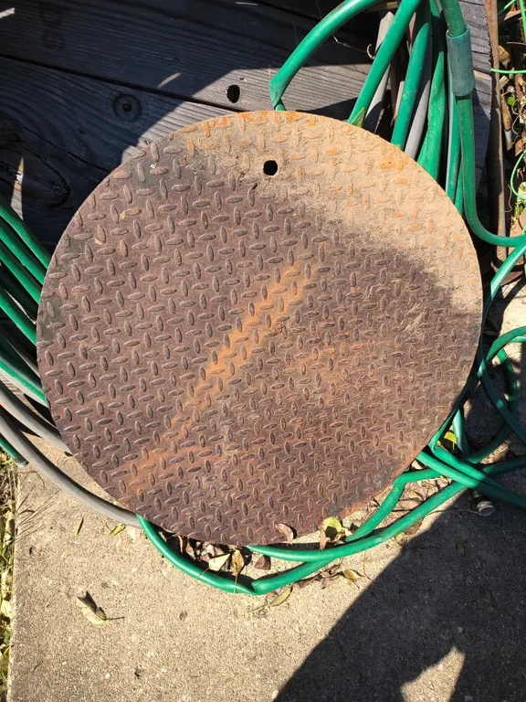 30 " Round By Quarter Inch Thick Diamond Plate