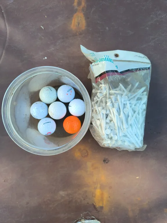 Golf Balls & Tees Lot